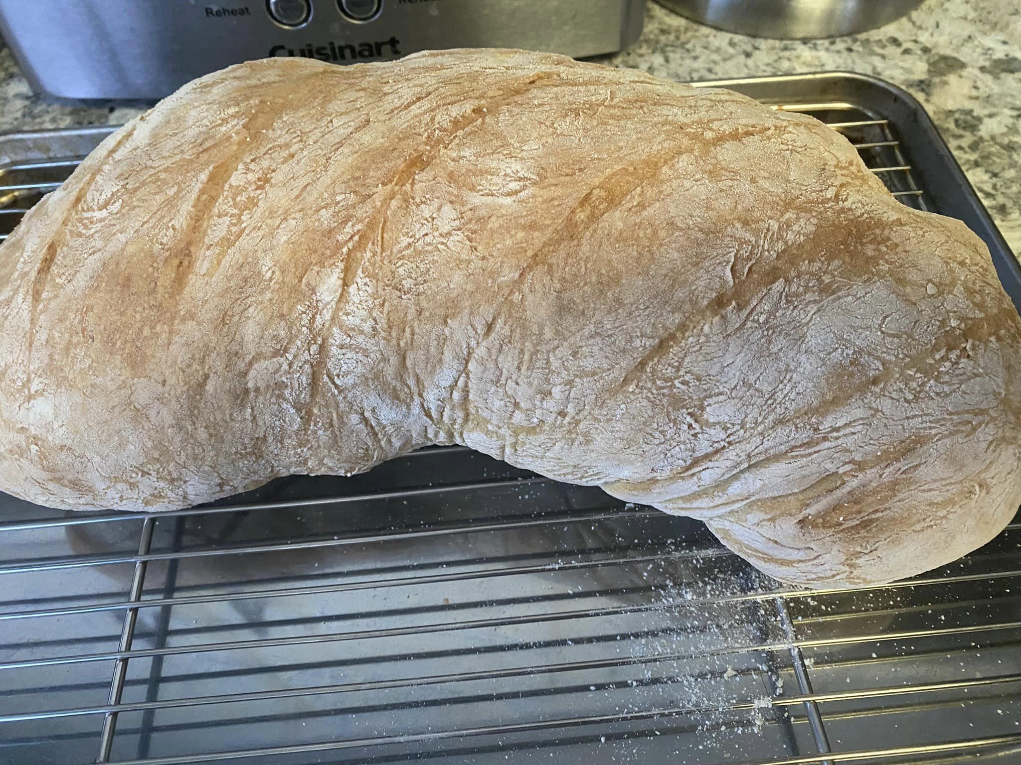 Rustic Italian Crusty Bread