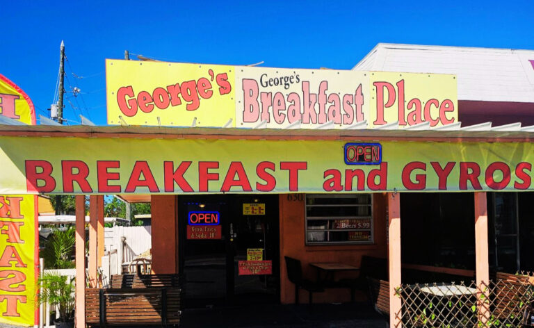 George’s Breakfast Place in Tarpon Springs: Good Food, Great Prices, and a Guy Who Can Move!